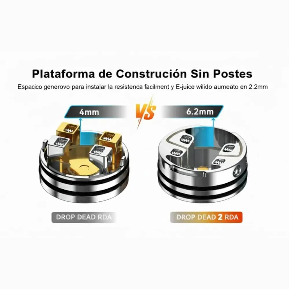 Plataforma sin postes 6.2 mm