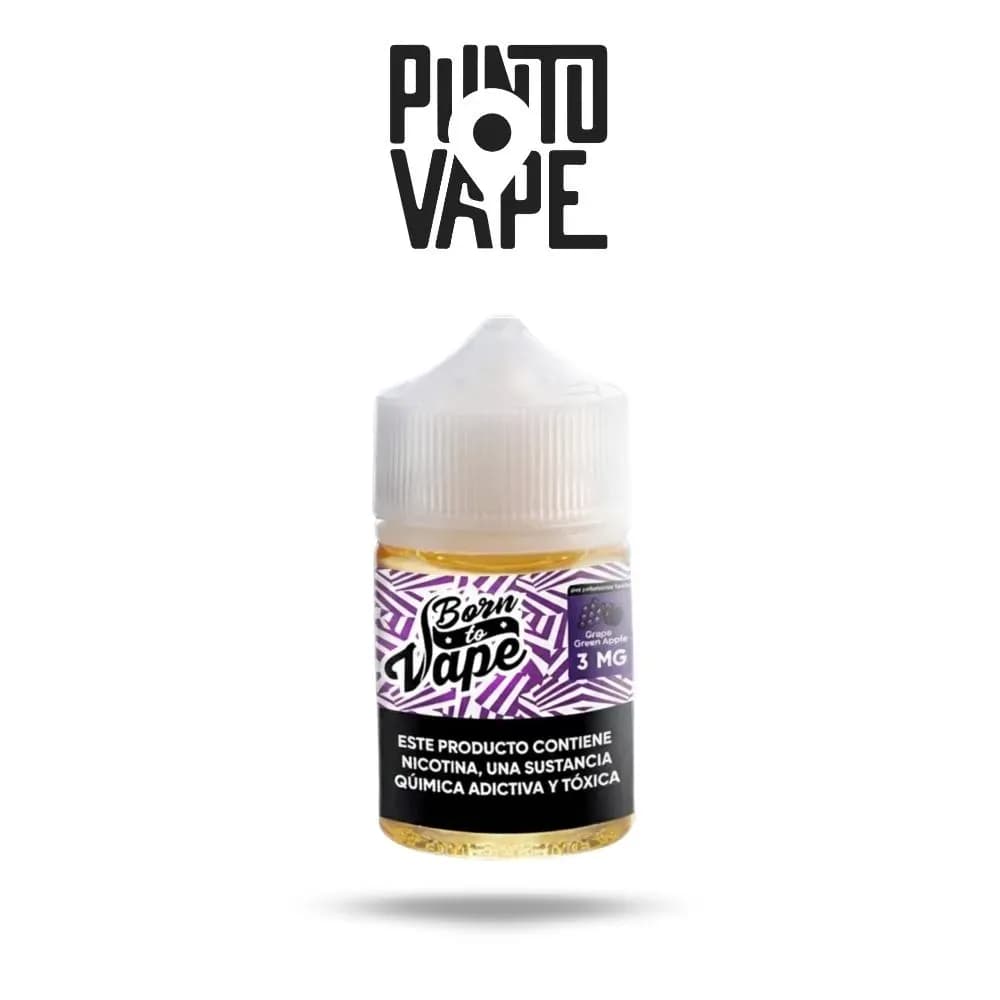 BORN TO VAPE GRAPE GREEN APPLE 3MG