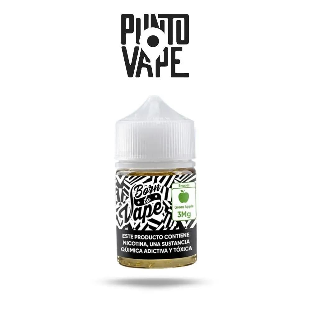 BORN TO VAPE GREEN APPLE 3MG