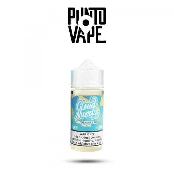 CLOUD NURDZ ICED BLUE RASPBERRY PEACH 3MG