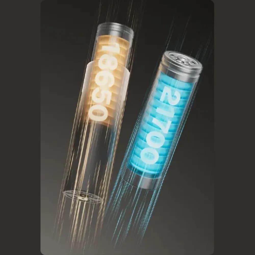 Compatibilidad 18650 / 21700
