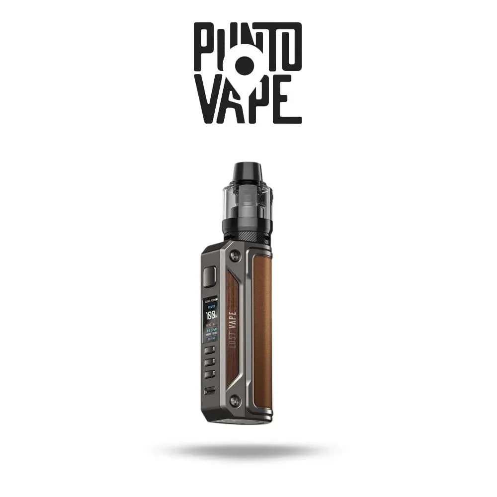 LOST VAPE THELEMA SOLO KIT GUNMETAL OCHRE BROWN