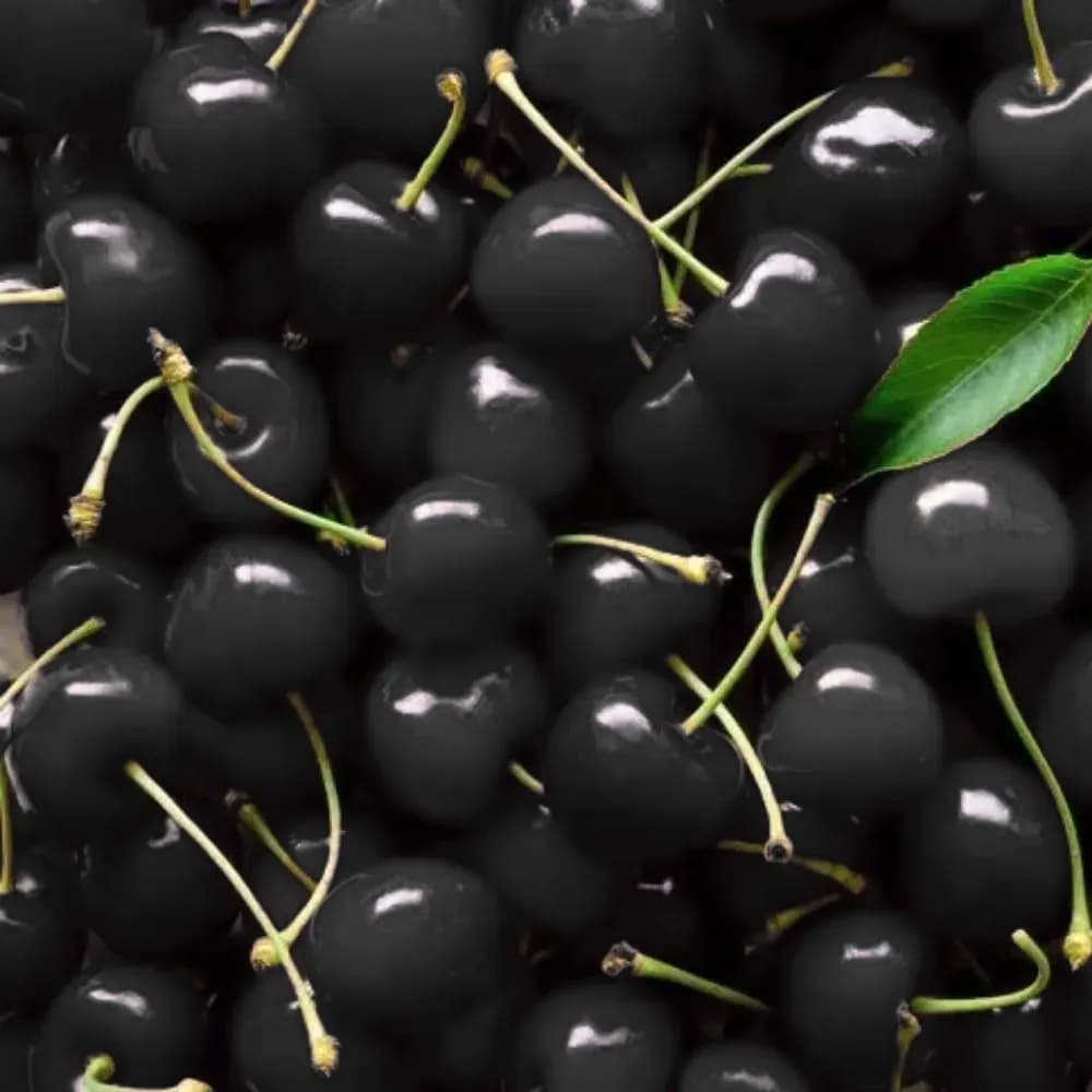 Cereza negra madura