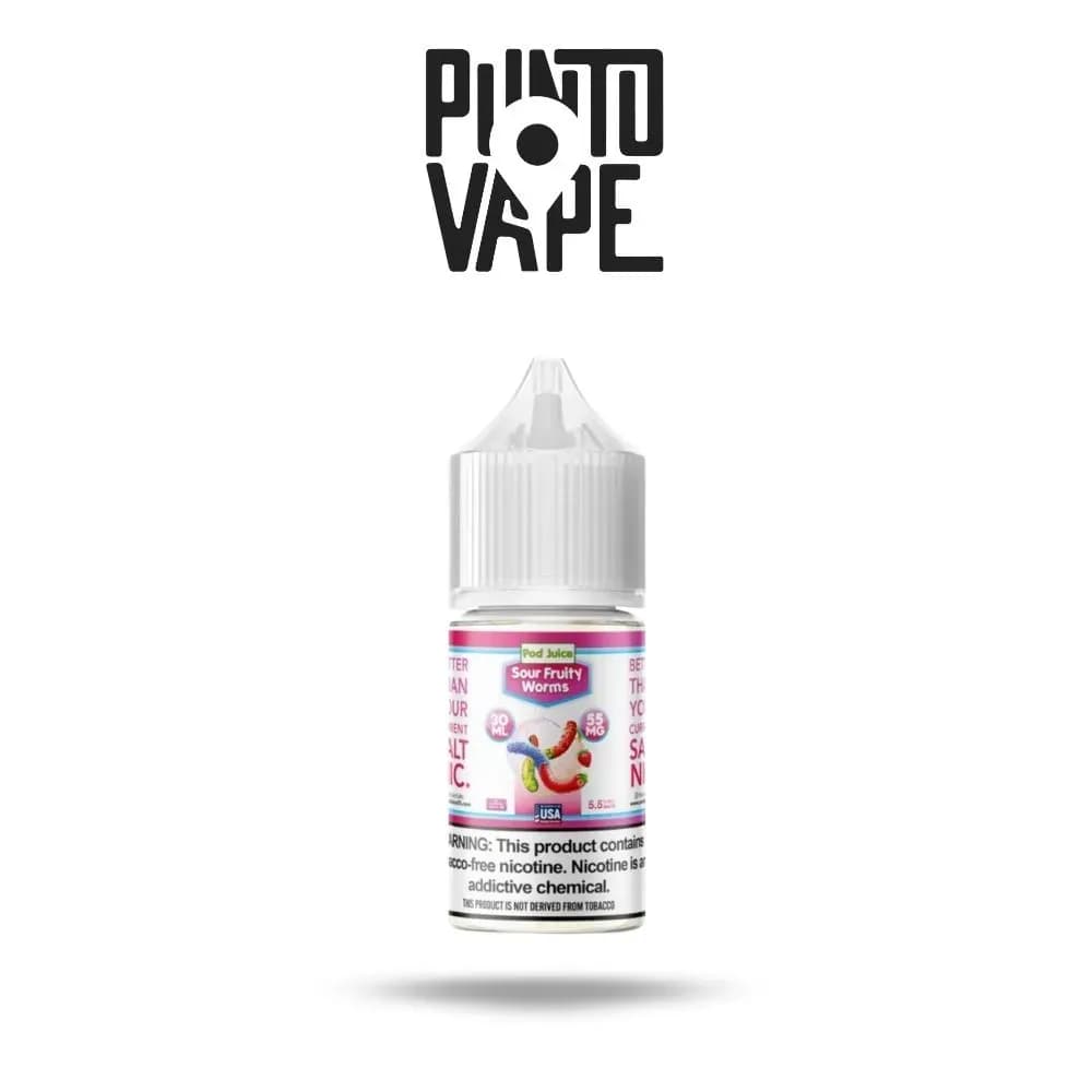 POD JUICE SOUR FRUITY WORMS SALT 35MG