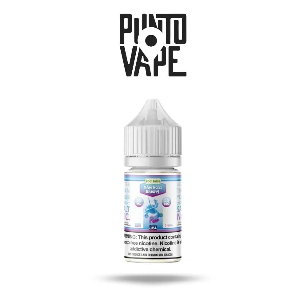 POD JUICE BLUE RAZZ SLUSHY SALT 35MG