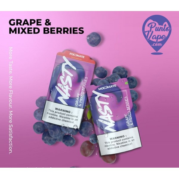 Nasty Modmate Grape & Mixed Berries
