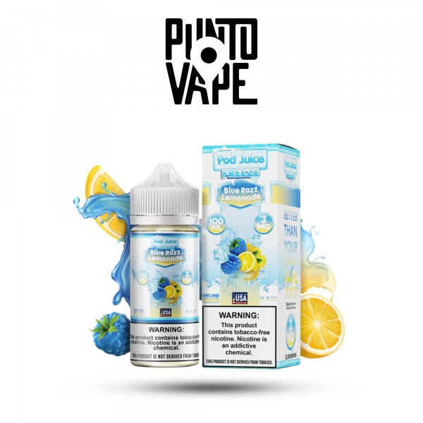 POD JUICE - BLUE RAZZ LEMONADE FREEZE - 100ML