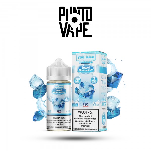 POD JUICE - JEWEL MINT SAPPHIRE - 100ML