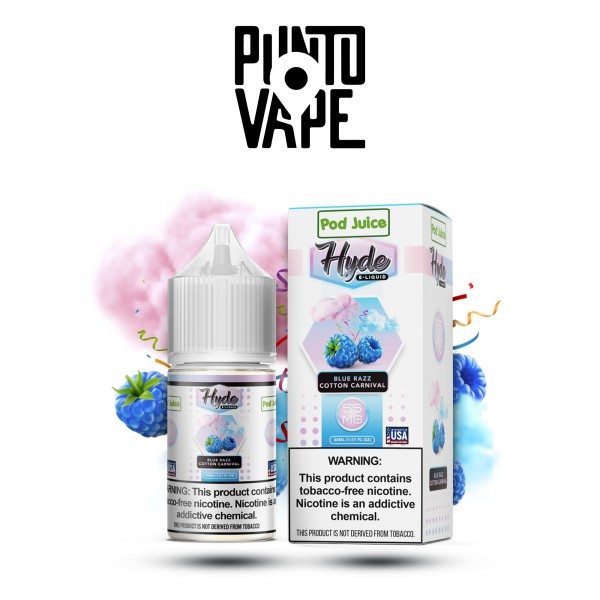 POD JUICE - BLUE COTTON CARNIVAL - SALT - 30ML