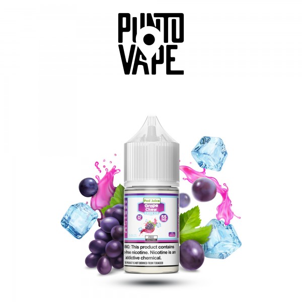 POD JUICE - GRAPE CHEW FREEZE - SALT - 30ML