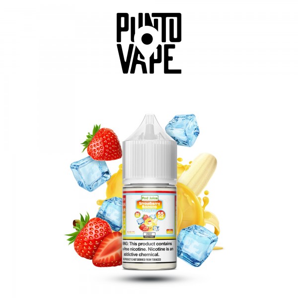 POD JUICE - STRAWBERRY BANANA FREEZE - SALT - 30ML