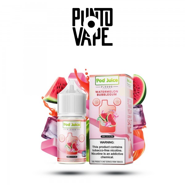 POD JUICE - WATERMELON BUBBLEGUM - SALT - 30ML