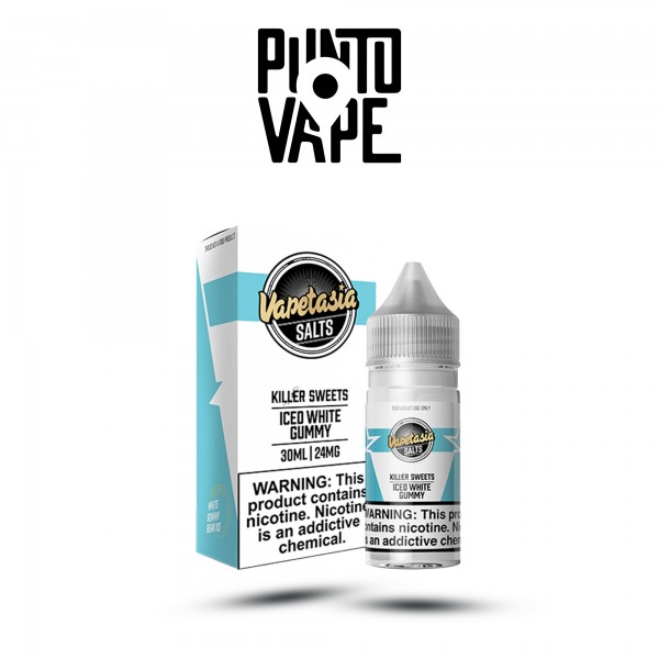 VAPETASIA - WHITE GUMMY ICED - SALT - 30ML