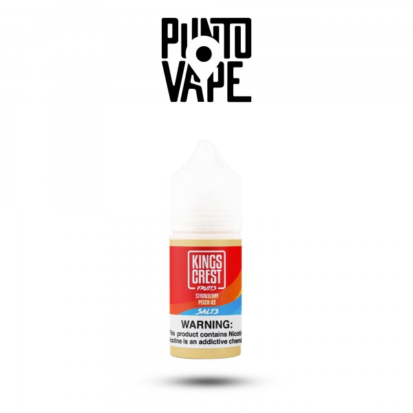 KINGS CREST - STRAWBERRY PEACH ICE - SALT - 30ML
