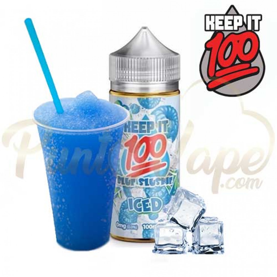 keep it 100 blue slushie iced